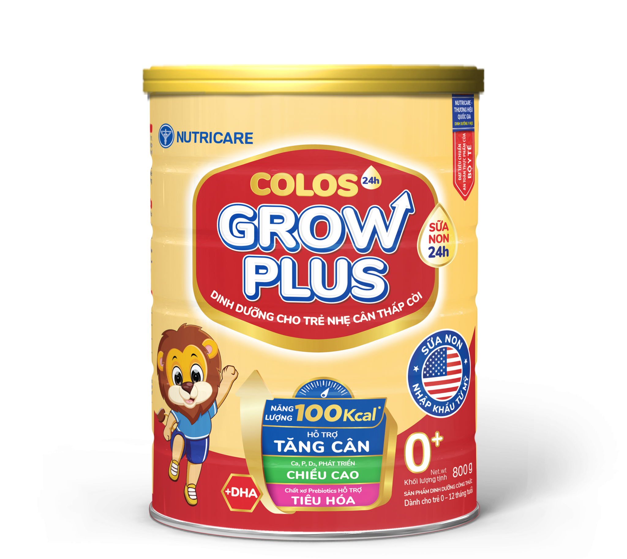Sữa bột Colos growplus 0+ lon 800g