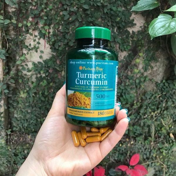[HCM]Tinh dầu nghệ Puritan’s Pride Turmeric Curcumin 500mg