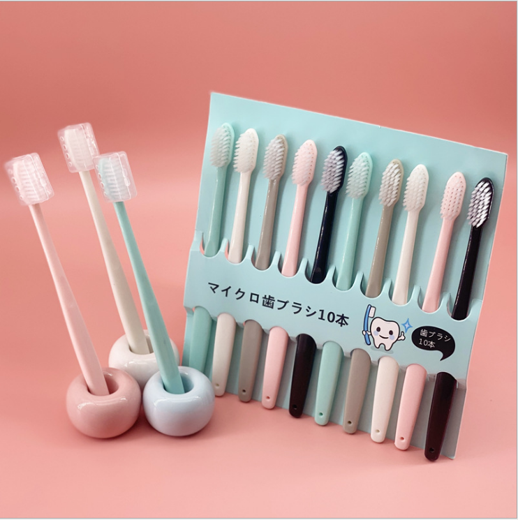 Set 10 Bàn Chải Đánh Răng Dài 18cm