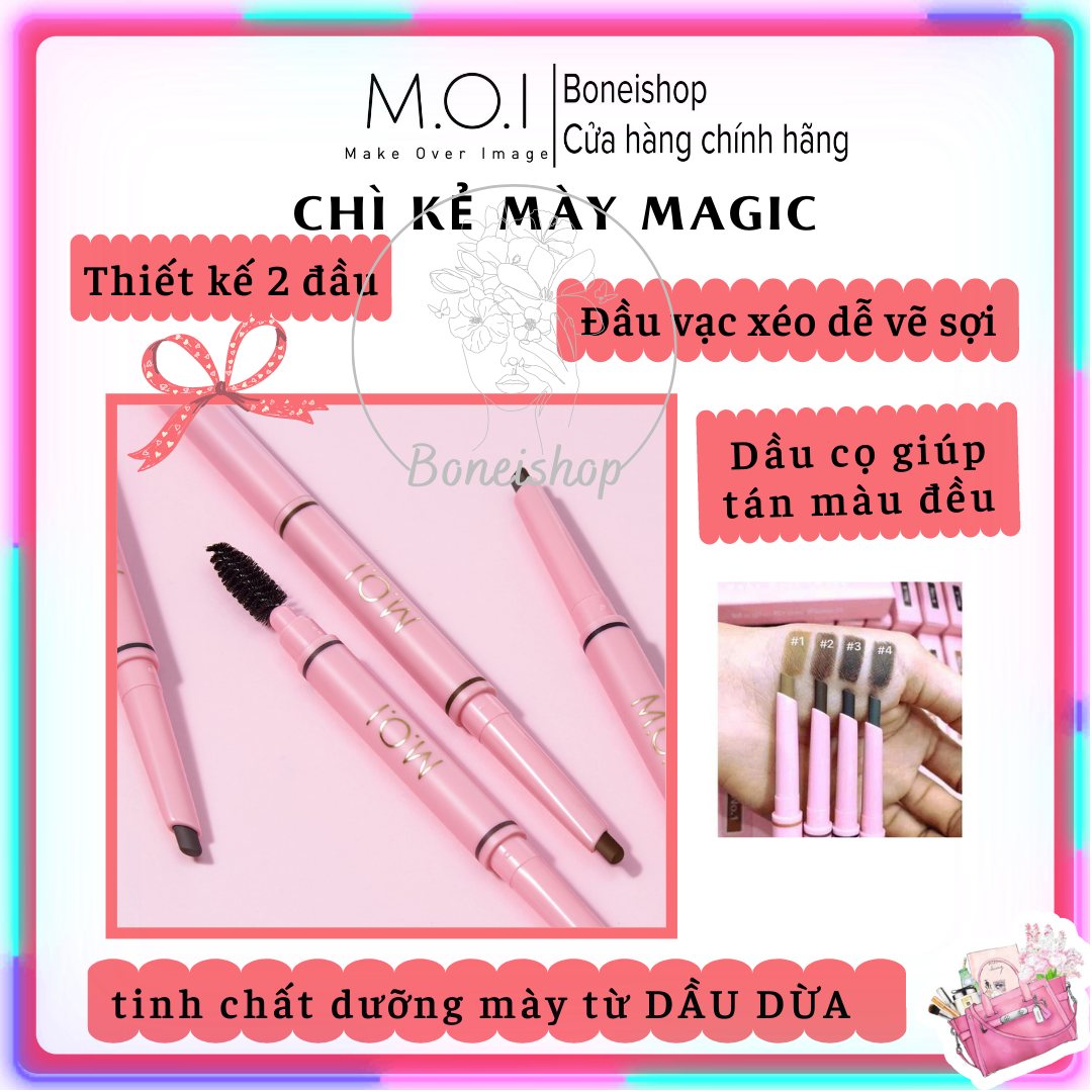 ⭐️[HÀNG CHÍNH HÃNG] Chì kẻ mày Eye Brown Magic Brown Pencil MOI🍁