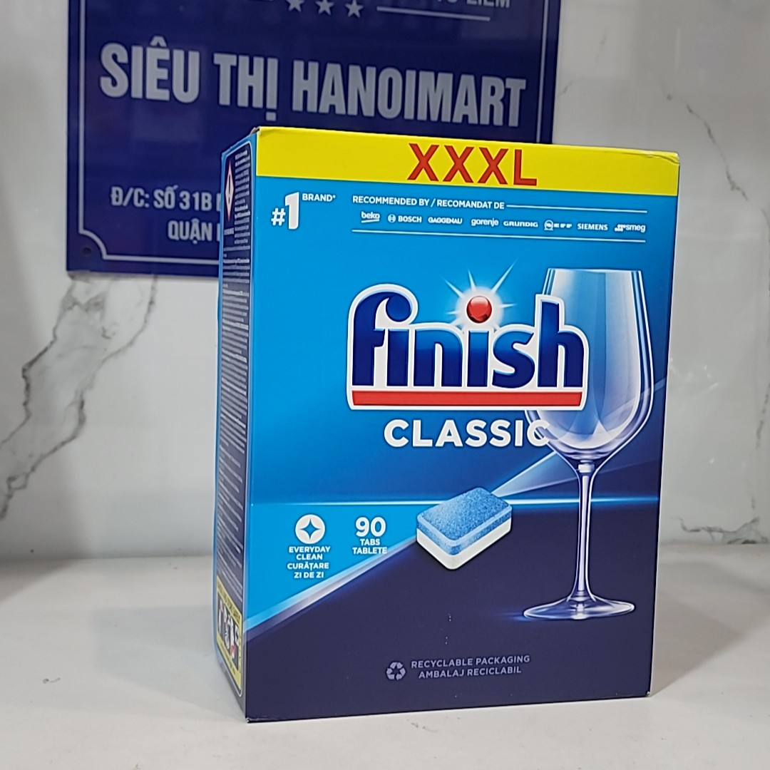Viên rửa chén Finish