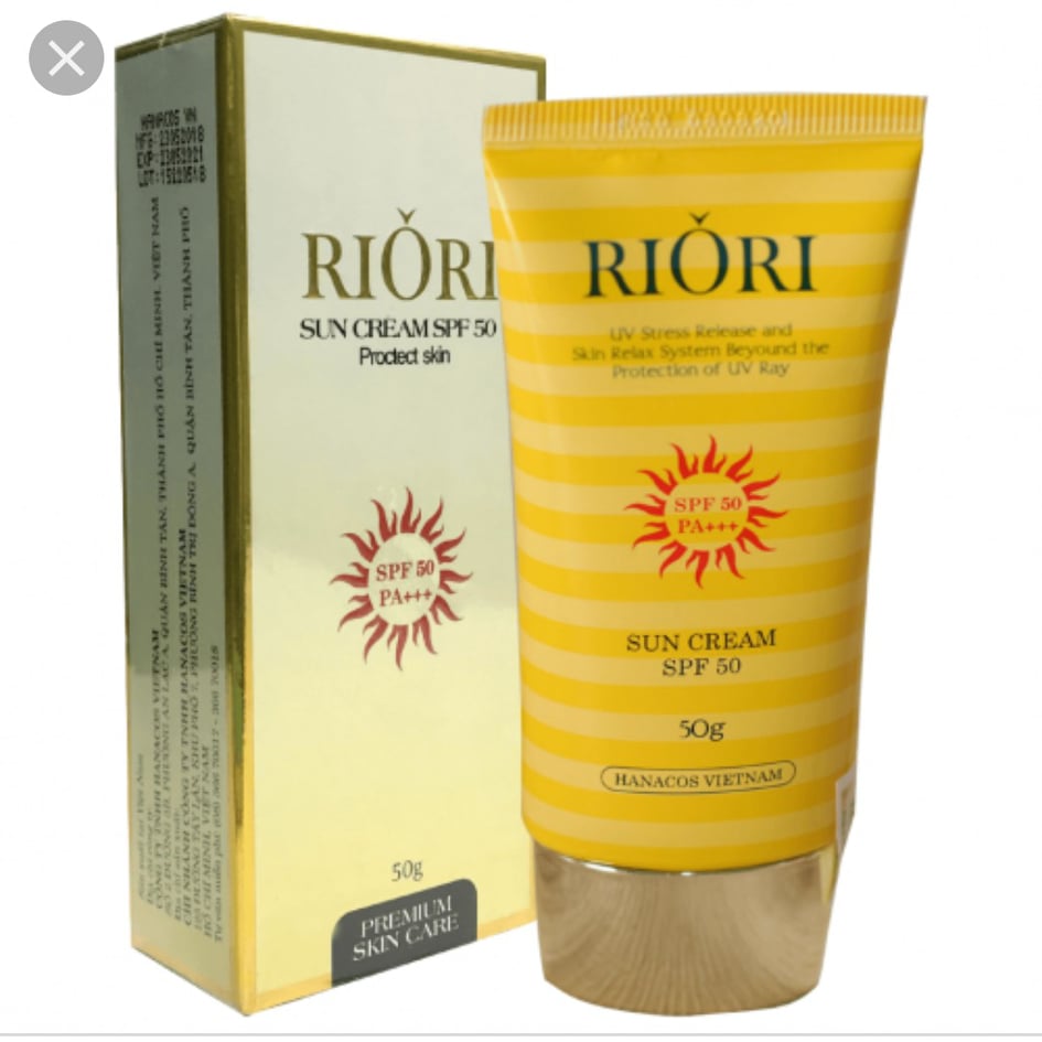 Kem chống nắng riori sun cream 50g