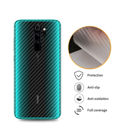 Miếng dán Carbon mặt lưng Xiaomi Redmi Note 8 / Redmi Note 8 Pro Chống Bám Vân Tay