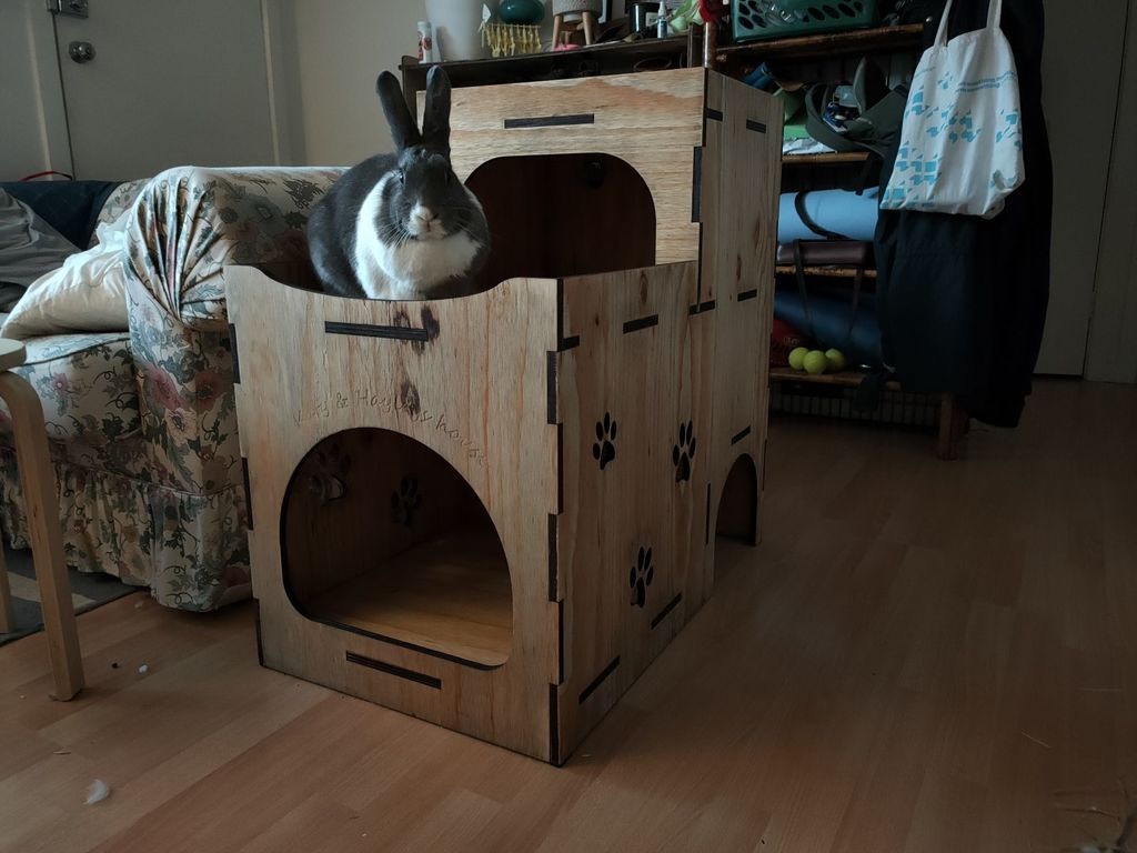 Nhà gỗ cho mèo , pet thú cưng