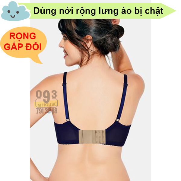Móc Nối Áo Ngực  Miếng Nối Áo Ngực Loại 2 Hàng 3 Hàng Cài