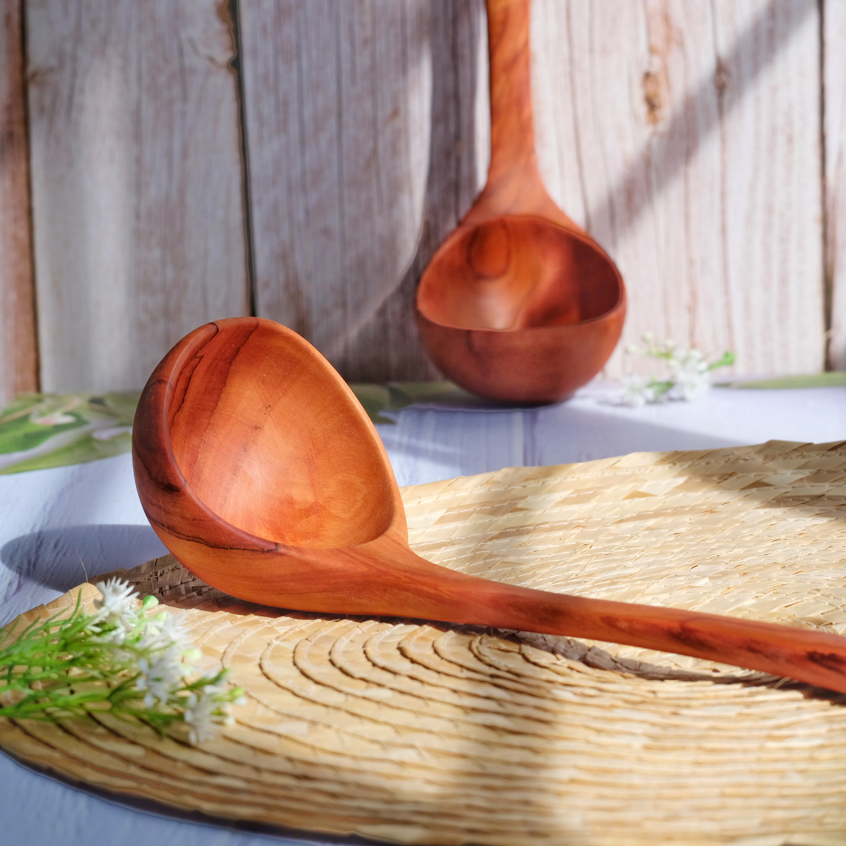 Bộ 2 Vá canh gỗ tự nhiên