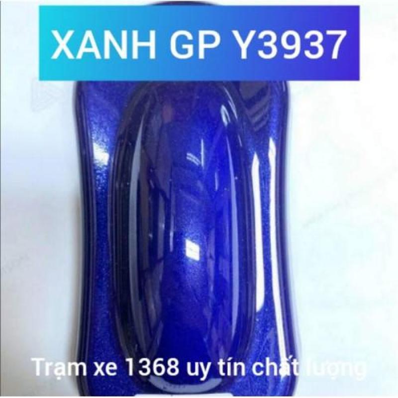 Sơn Samurai Sơn Xịt Màu Xanh GP Y3973, Dung Tích 400ml, Dạng Chai Xịt, Chất Liệu Sơn Cao Cấp, Chống Thấm Xăng, Độ Bền Màu Cao