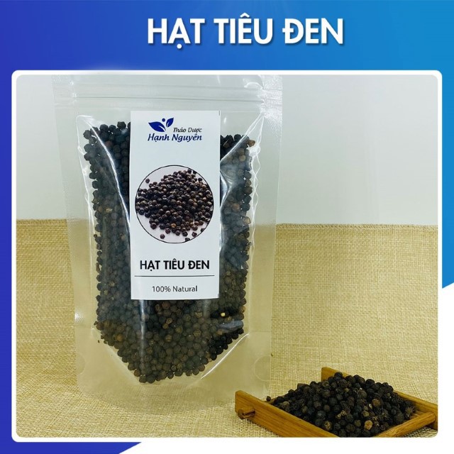 Hạt tiêu đen 100g, tiêu đen khô, nguyên hạt, cay thơm, gia vị nấu ăn, tẩm ướp, pha đồ chấm