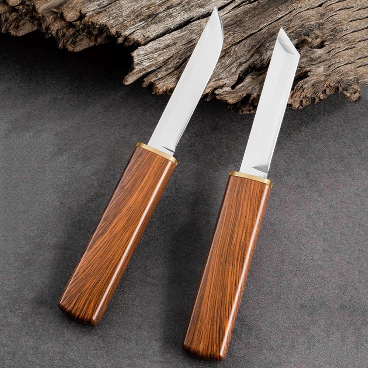 Dao Phượt, Dao Gọt Hoa Quả Gấp Gọn Tiện Dụng M390 Thép Nhật Siêu Bén Không Gỉ (Tặng  Bao Da Cao Cấp).