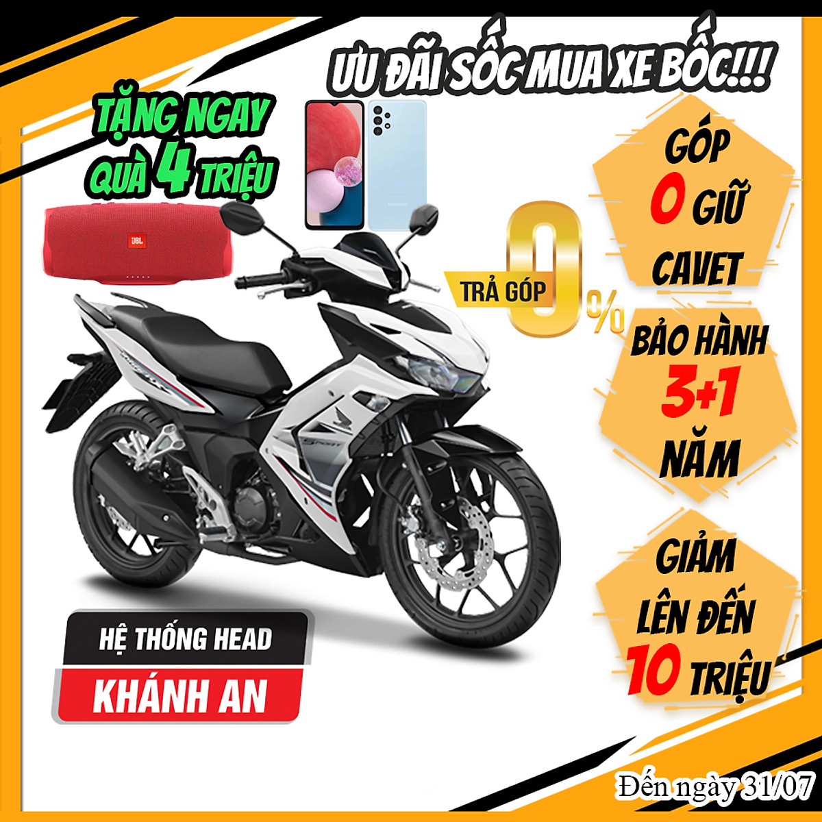 Xe Máy Honda Winner X 2022- Phiên Bản Tiêu Chuẩn