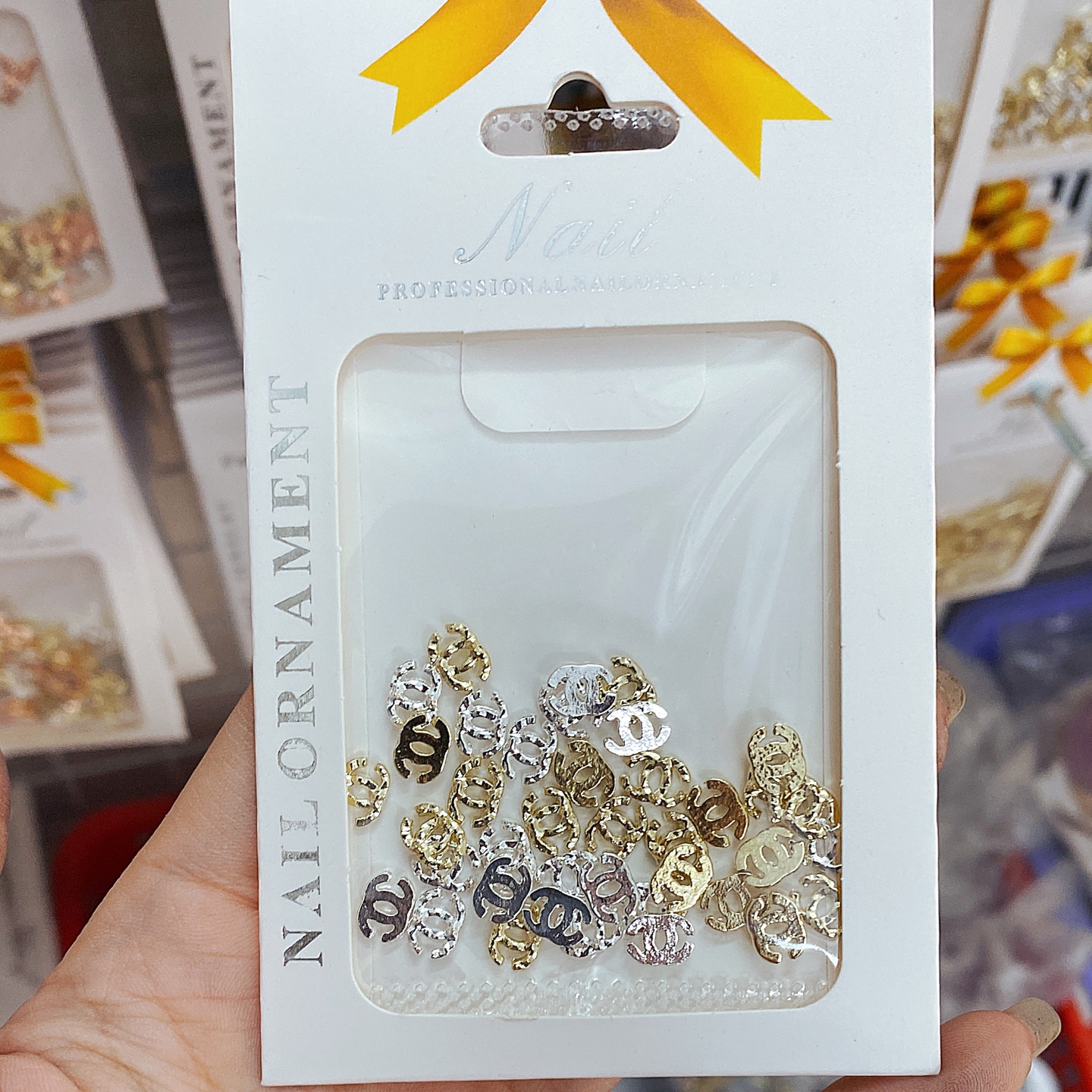 Charm Kim Loại Đính Móng Trang Trí Nail 1