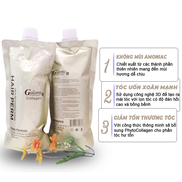 Cặp Thuốc Uốn Ép GALAMY COLLAGEN1000Ml x2