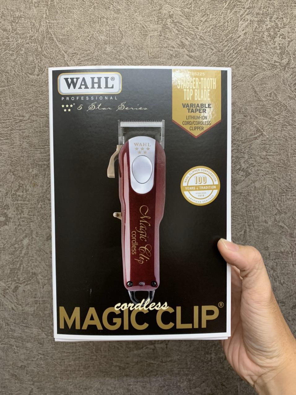 [HCM]Tông đơ cắt tóc Wahl Magic Clip Cordless Không Dây 2021 (nội địa Mỹ)