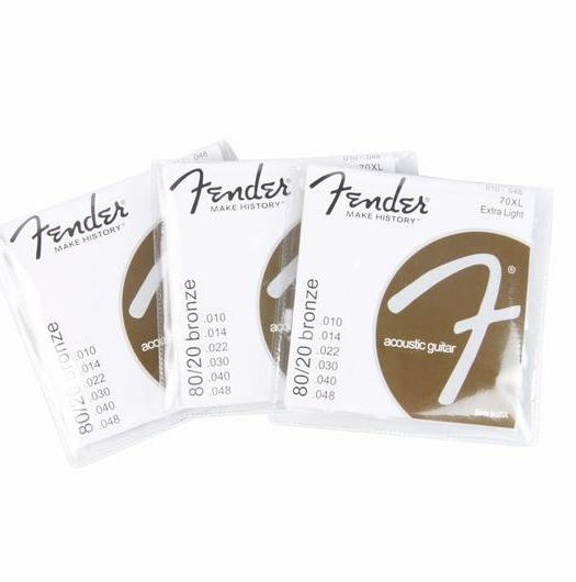 Dây Đàn Guitar Acoustic Fender | size 10 ( DÂY SẮT )