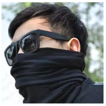 Khăn đa năng Swat đen trơn
