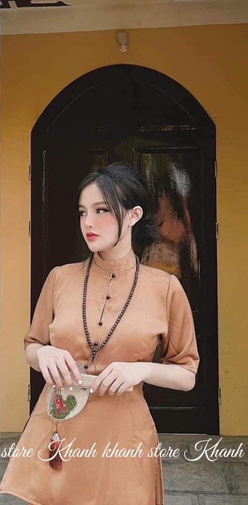 Set Đồ Đi Chùa Thêu Chất Vải Lụa Cao Cấp L10