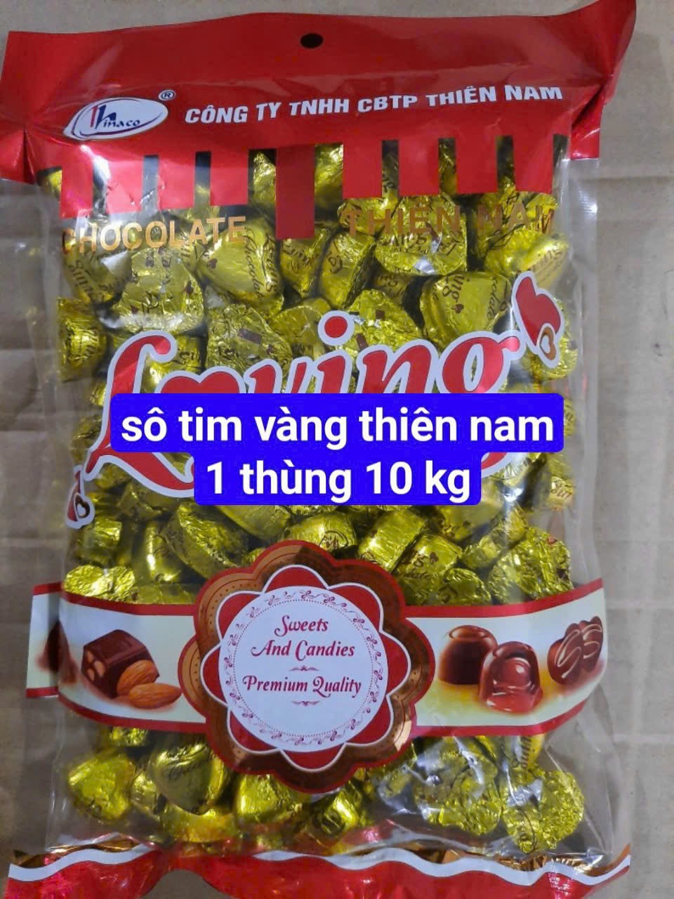 Socola trái Tim,kẹo dẻo song hỷ ,kẹo đám cưới hỏi gói 1kg - date mới