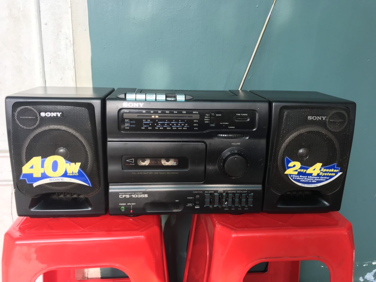 Radio Cassette SONY CFS 1035S