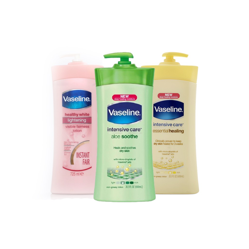 Sữa Dưỡng Thể Vaseline Healthy White Uv Lightening 725Ml