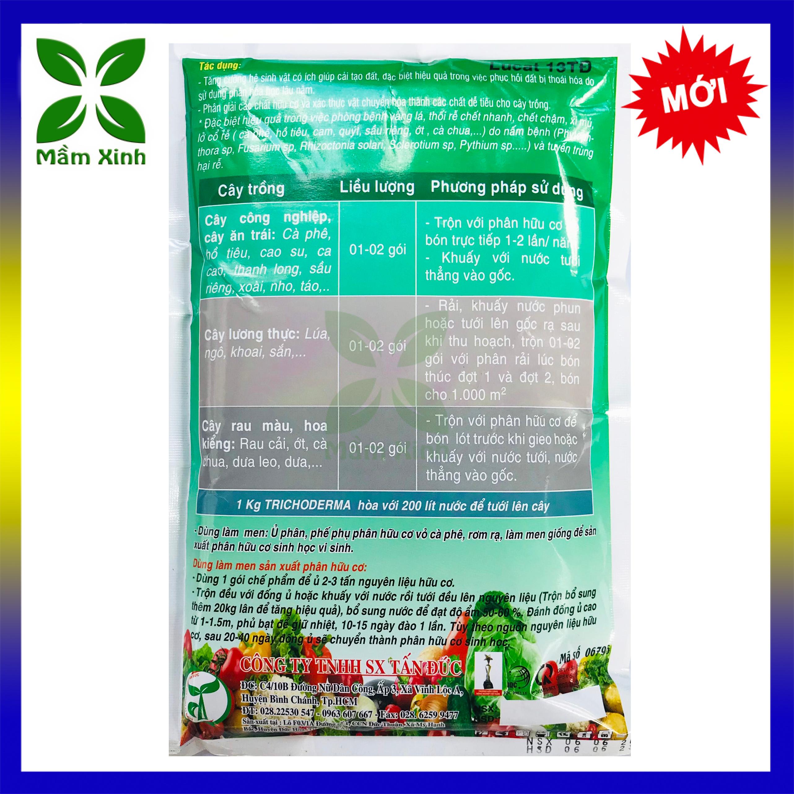 1KG TRICHODERMA dùng ủ phân hữu cơ, ủ rơm rạ, ủ phân rác nhà bếp với lượng bào tử nấm tricoderma hàm lượng cao, ngăn mùi hôi khi ủ phân