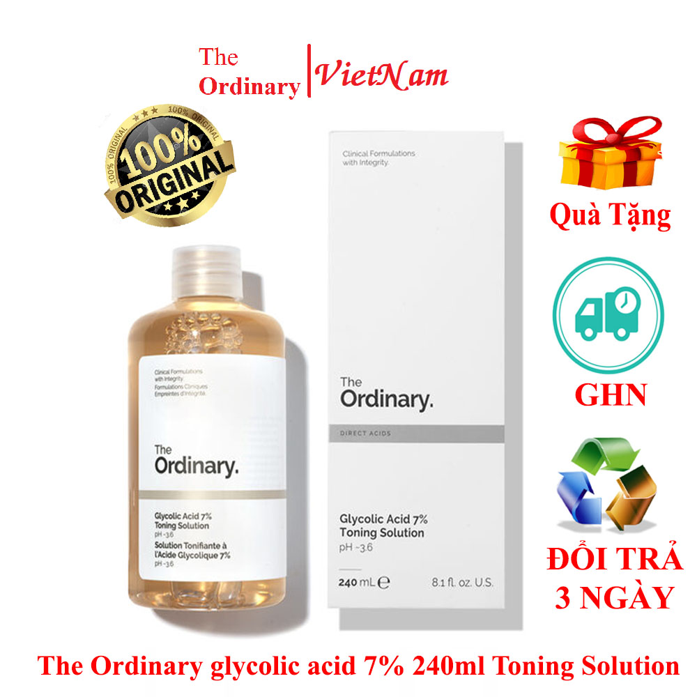 [HN] Toner The Ordinary tẩy da chết glycolic acid 7% 240ml Toning Solution