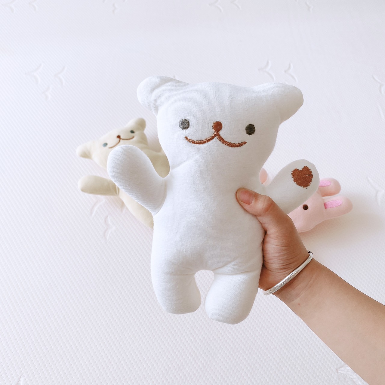 Thỏ/Gấu Organic Style Hàn Dễ Thương An Toàn Cho Bé