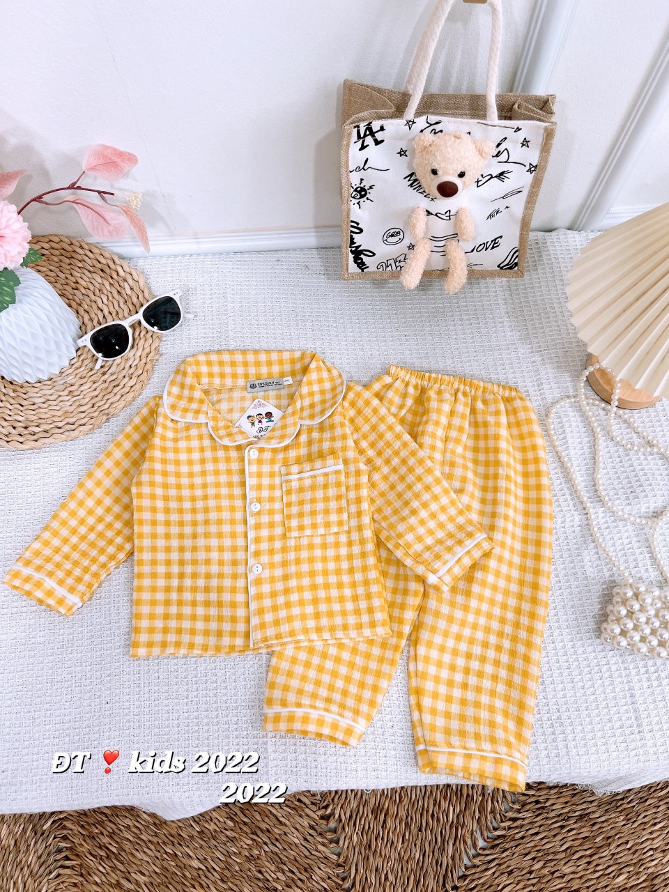 bộ pijama dài tay cho bé 8-18kg