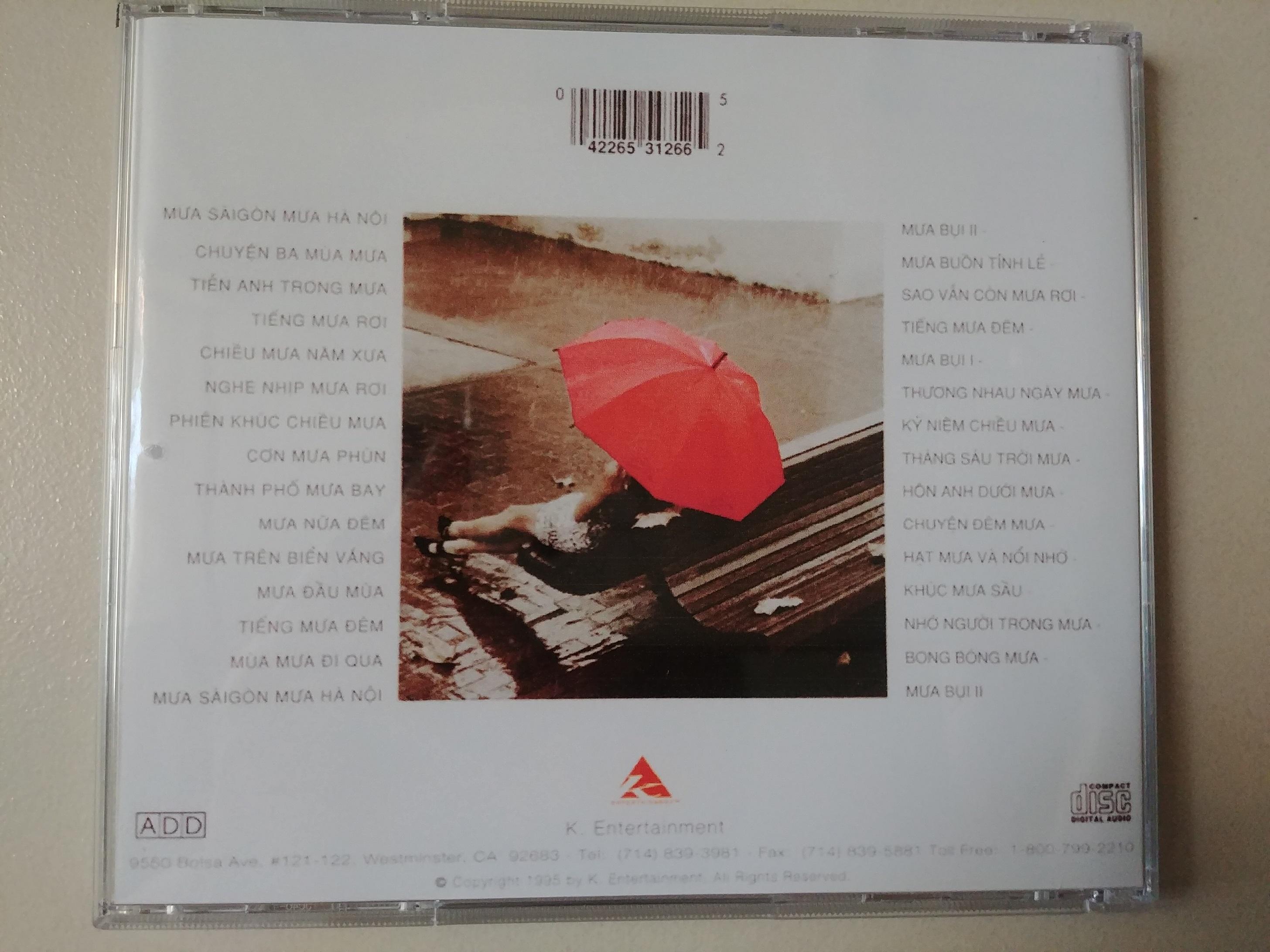 CD Liên Khúc Mưa - Cha Cha Cha