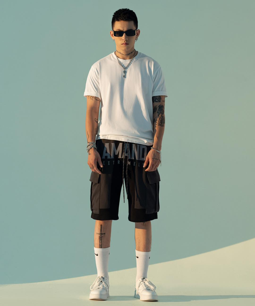 Quần Amand Phantom Short - Black/ Grey