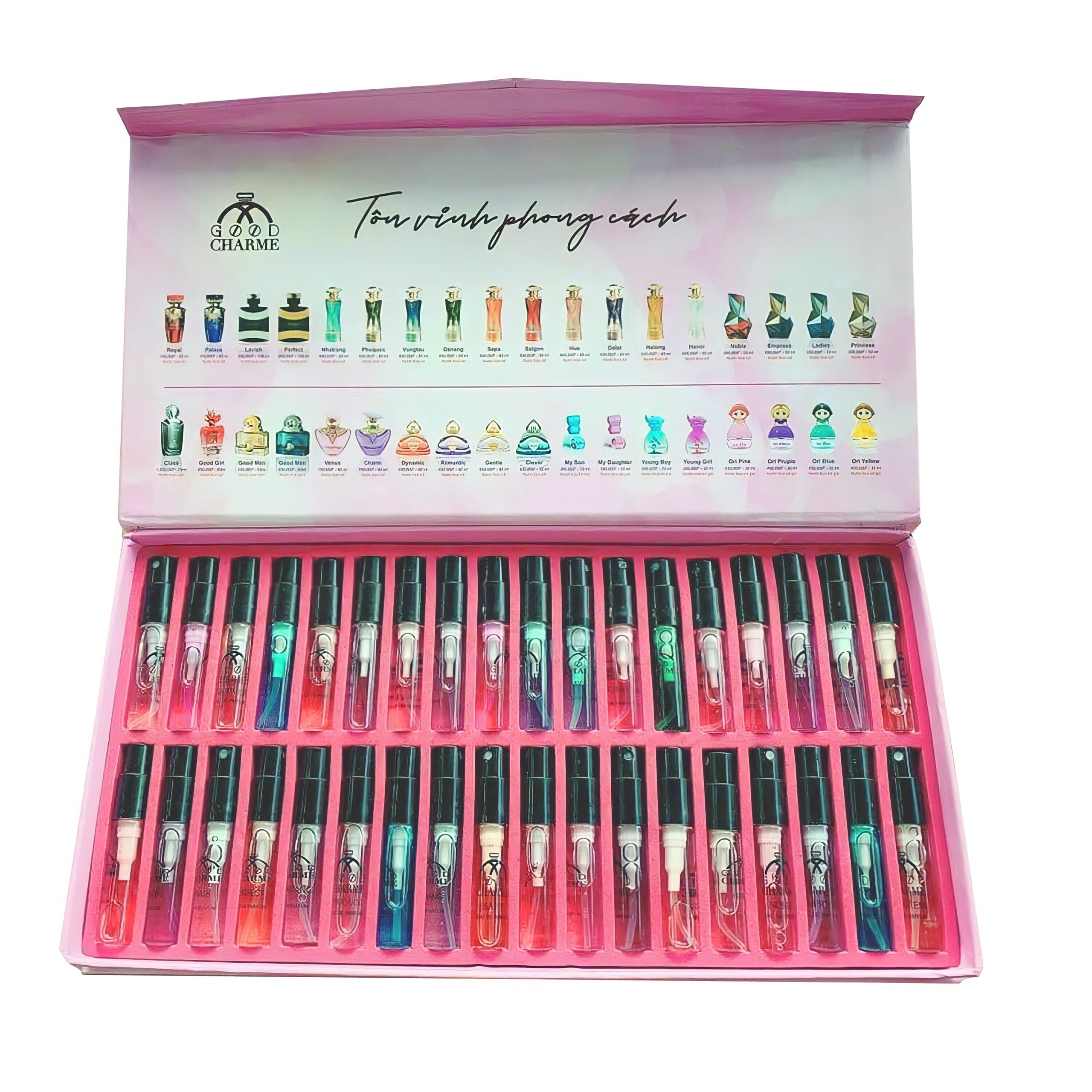 BỘ THỬ 36 MÙI DẠNG XỊT NƯỚC HOA GOOD CHARME