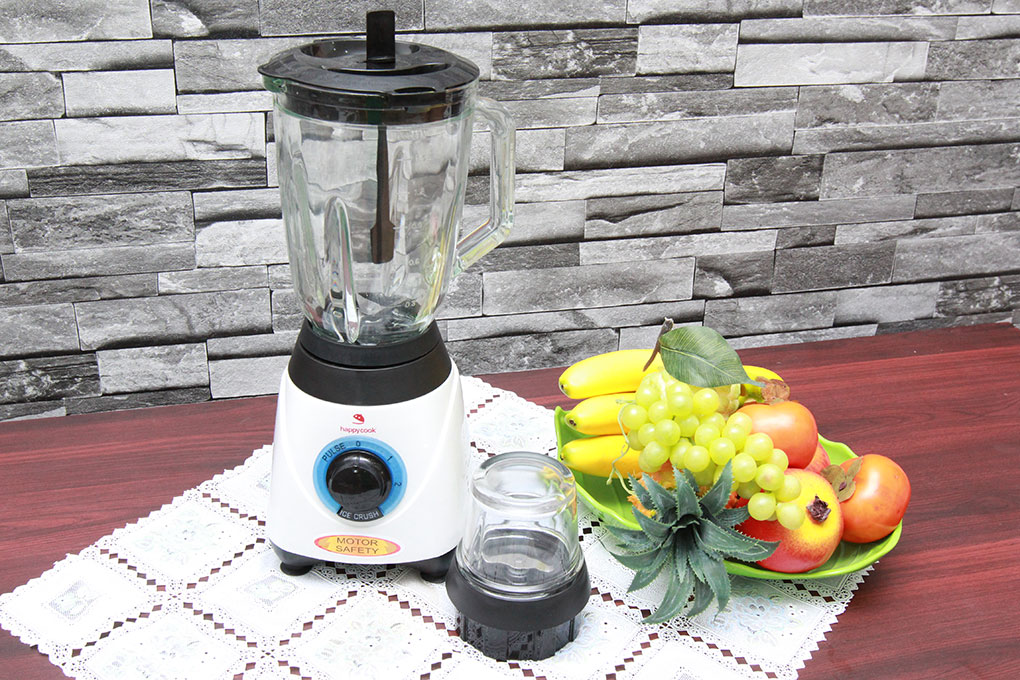 Máy xay sinh tố Happy Cook HCB-150C cối thủy tinh, bảo hành 12 tháng