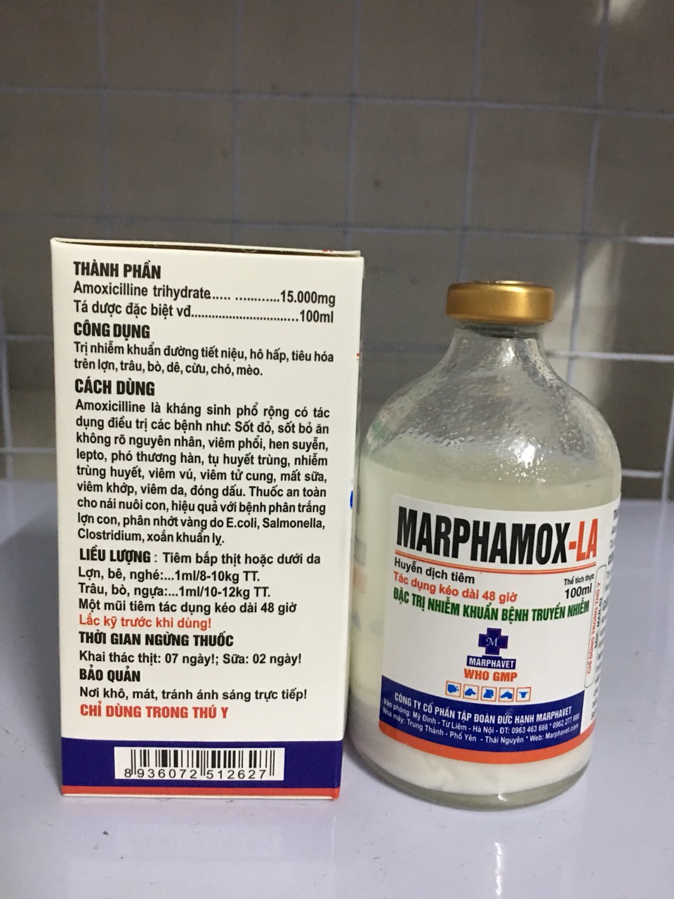 Marphamox chỉ dùng trong thú y (100ml)