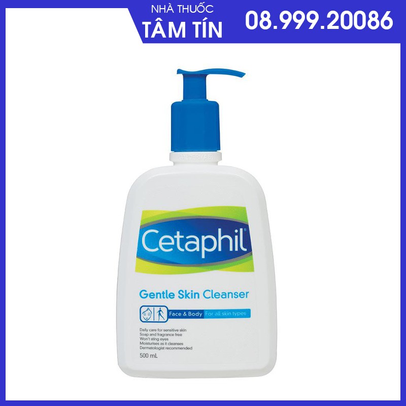 Sữa rửa mặt dịu nhẹ Cetaphil 500ml