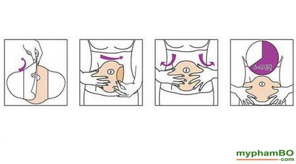 Miếng Dán Tan Mỡ Bụng Spa Gel Patch 42°C Hàn Quốc