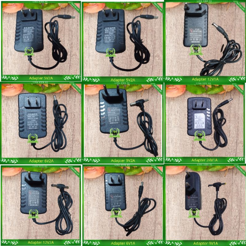 AC/DC Adapter 5V/6V/9V/12V 2A loại nhỏ