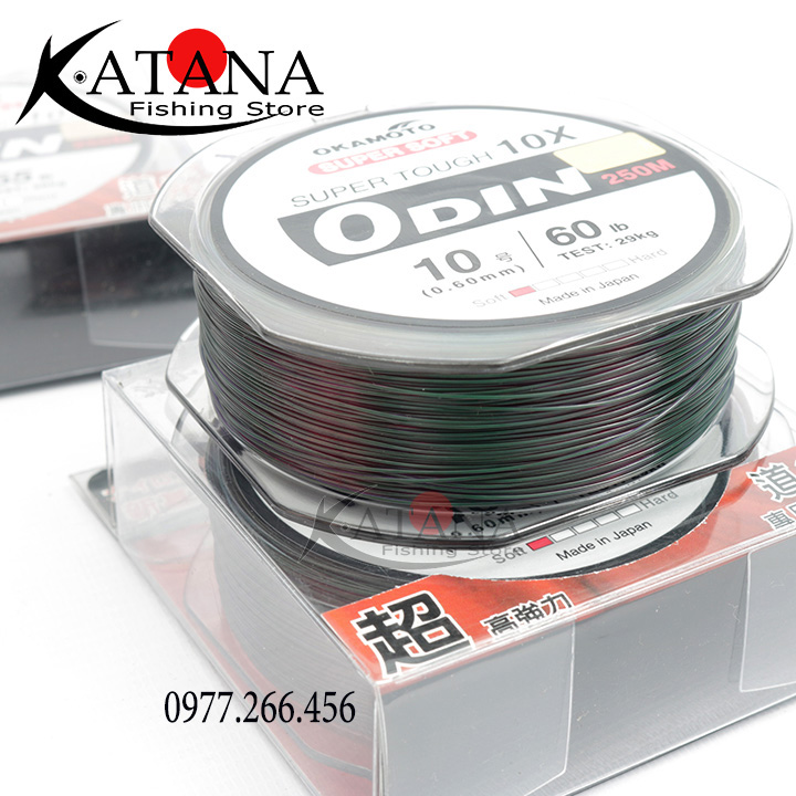 [HCM]Cước Câu Okamoto ODIN - Chính hãng cuộn 250m