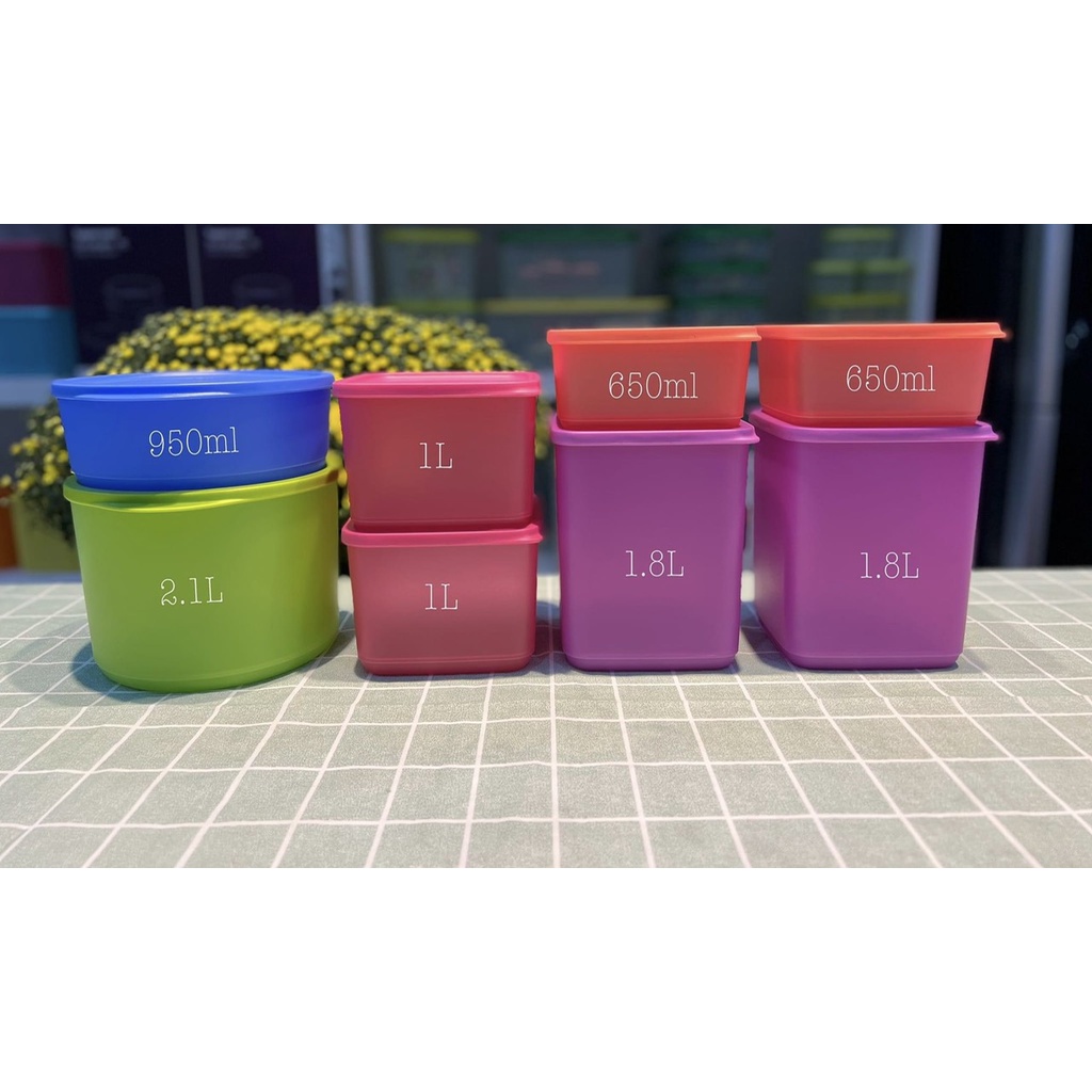 [Chính hãng] BỘ HỘP BẢO QUẢN THỰC PHẨM TUPPERWARE MAGIC 8 HỘP