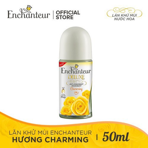 Lăn Khử Mùi Enchanteur Deluxe Charming - 50ml