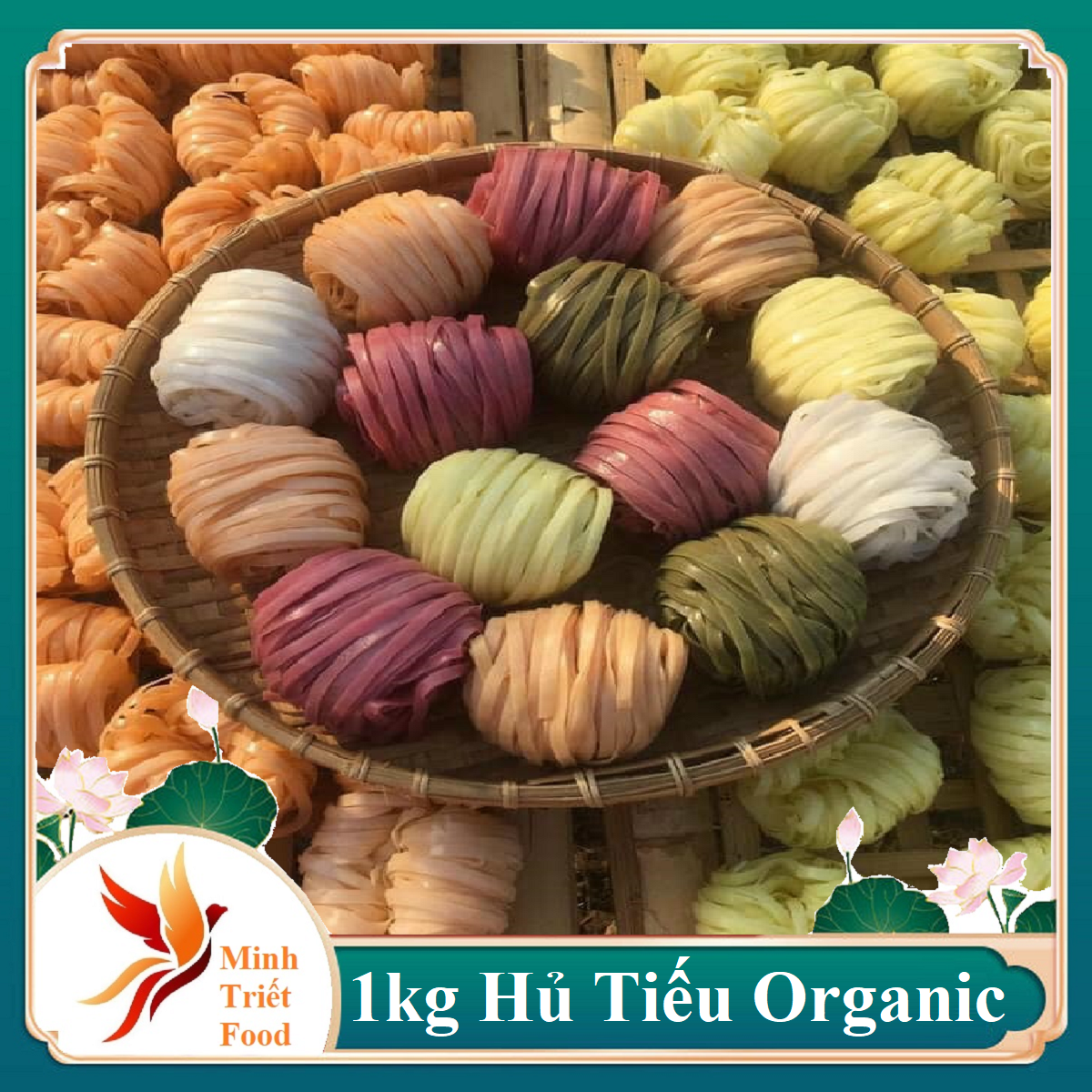 Hủ tiếu rau củ thực dưỡng - hủ tiếu ngũ sắc ăn kiêng giảm cân eat clean hủ tiếu khô - đặc sản minh triết