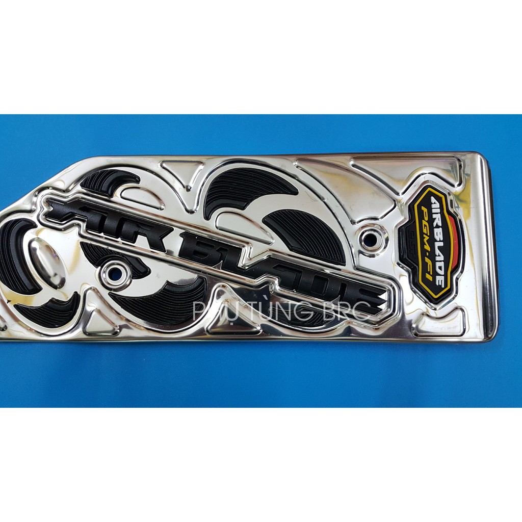 Thảm để chân inox xe AIRBLADE 2016, 2017, 2018, 2019