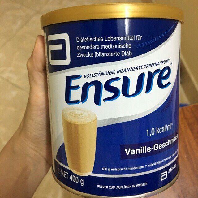 Sữa Ensure Đức hộp 400g Đức (Hương Vanilla)