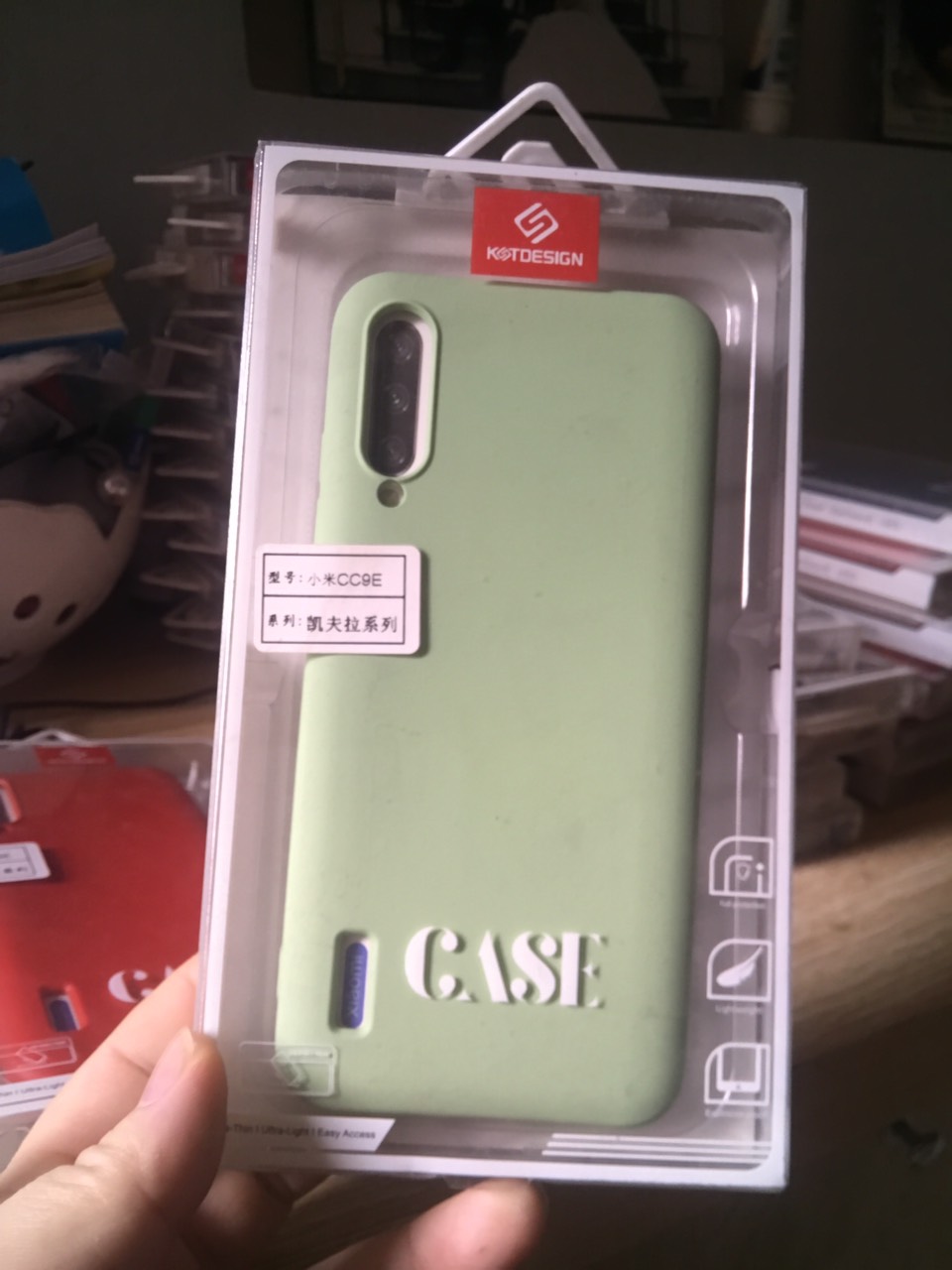 Ốp lưng Xiaomi Mi CC9, CC9E KSTDESIGN dẻo màu thời trang