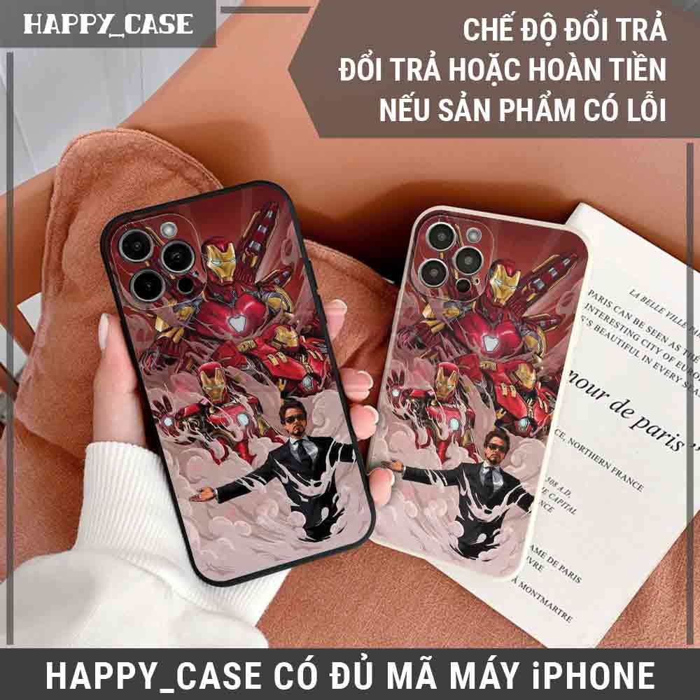 Ốp iPhone HR085 Hình Dàn Sắt Man Chống Sốc iPhone Happy Case