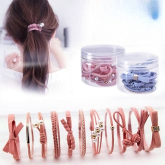 Set 8 Dây Cột Tóc Nữ/ Cột Tóc Nữ Siêu Dễ Thương