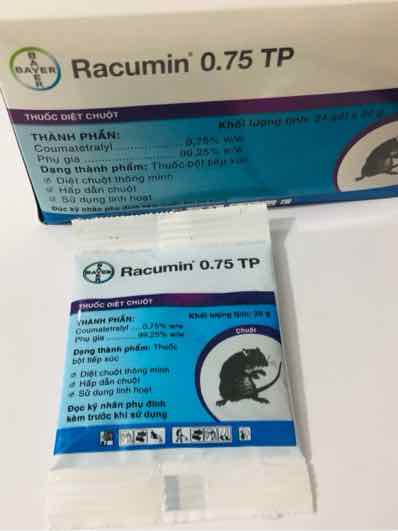 Diệt chuột thông minh Racumin 0.75 TP Bayer 20gr