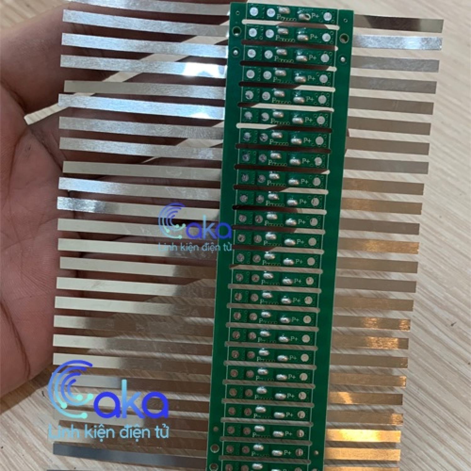 Mạch Bảo Vệ Pin 1S 3.7V 3A - Có Bấm Kẽm Sẵn