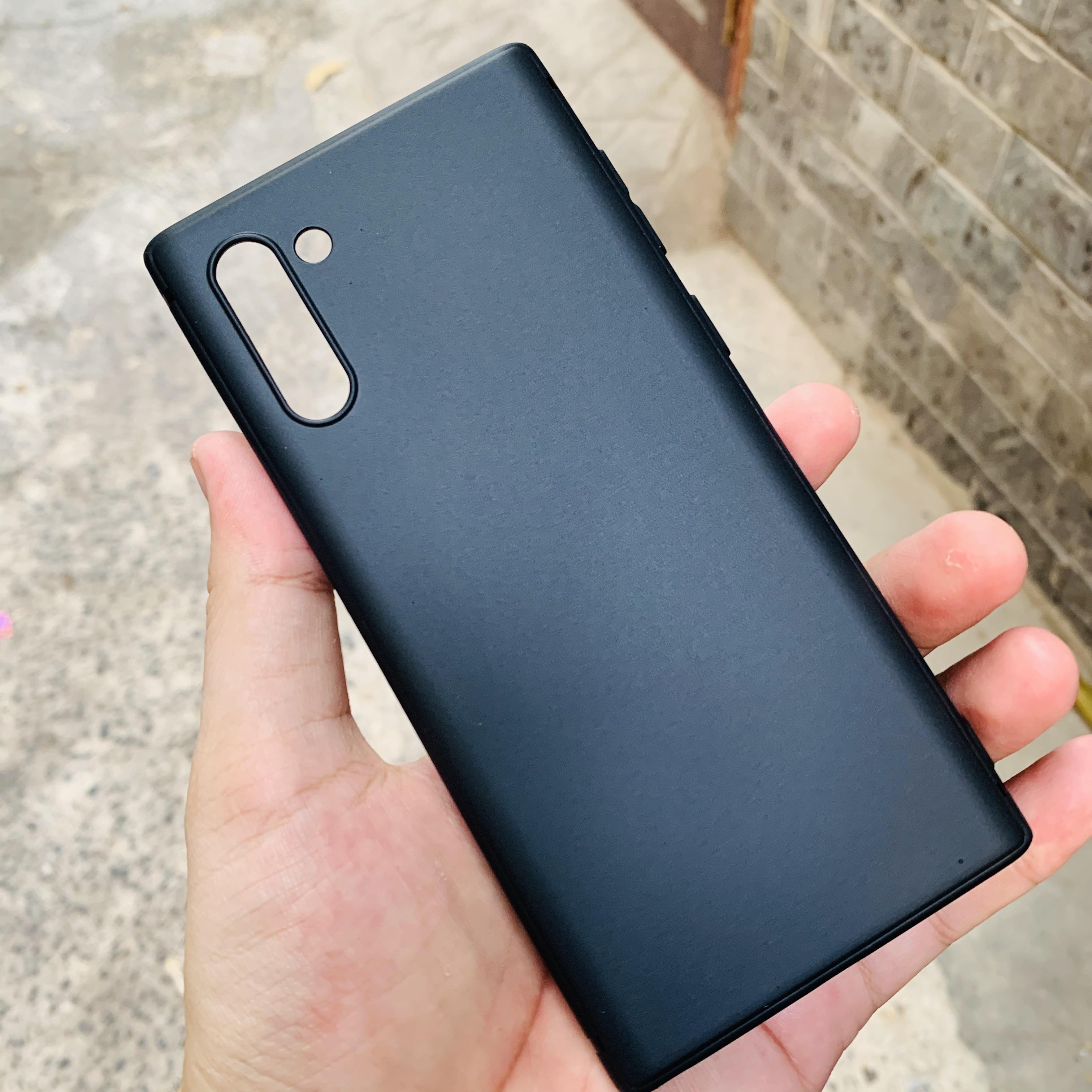 Ốp lưng samsung note 10 TPU màu dẻo siêu mỏng ôm sát thân máy bảo vệ camera phụ kiện điện thoại huỳnh tân store