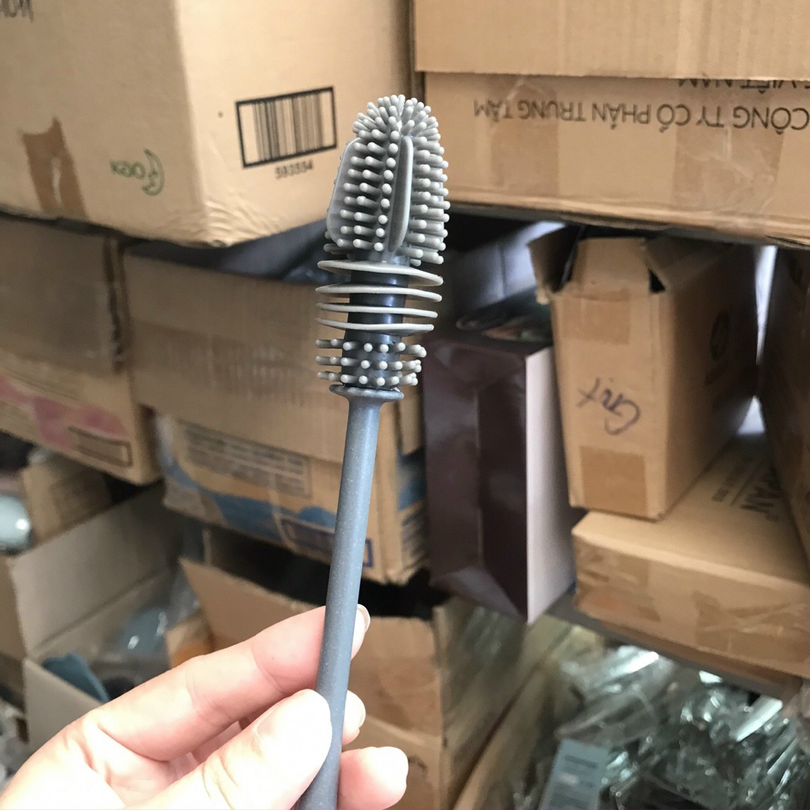 Cọ rửa bình sữa, ly, lọ bằng silicon bền chắc