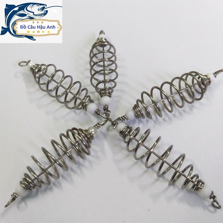 Combo 5 Lò Xo Lăng Xê, Lò Xo câu lăng xê thép siêu bền (cam kết đổi trả trong 2 tuần đầu)