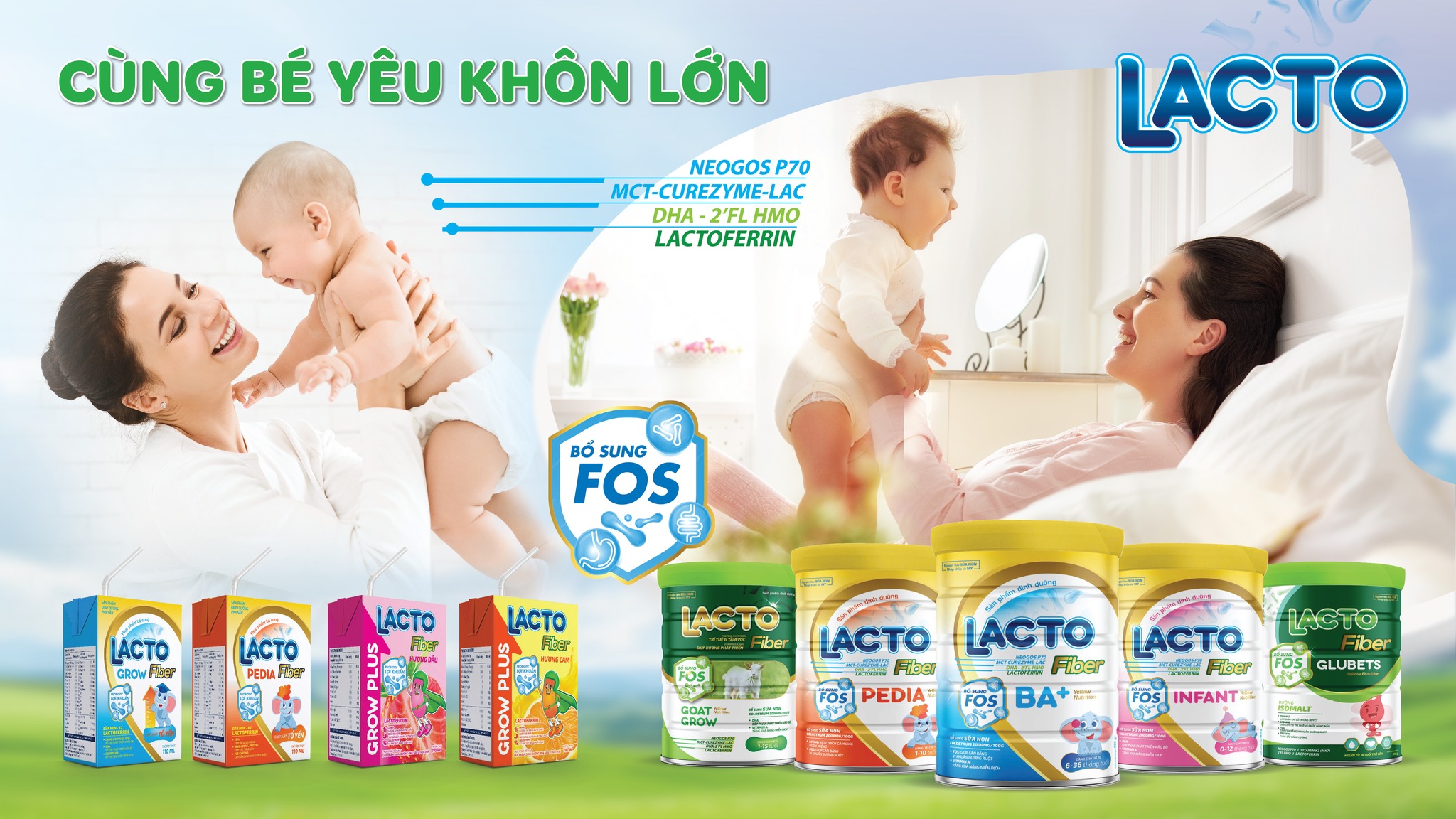 Sữa Mát Lacto Fiber BA 2+( 6-36 tháng)